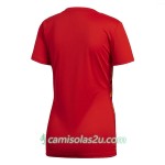 Camisolas de Futebol Espanha Mulher Equipamento Principal Copa do Mundo 2018 Manga Curta